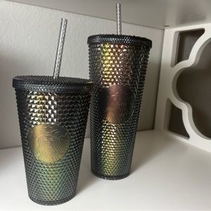 Starbucks Fall Dark Unicorn Studded Set VENTI AND GRANDE